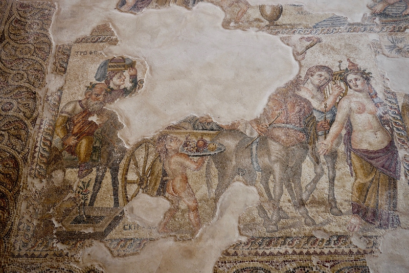 Mosaics in Paphos, Cyprus