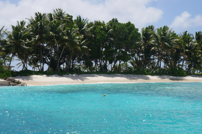 Beautiful beach near the docks at Arno Atoll in the Marshall Islands