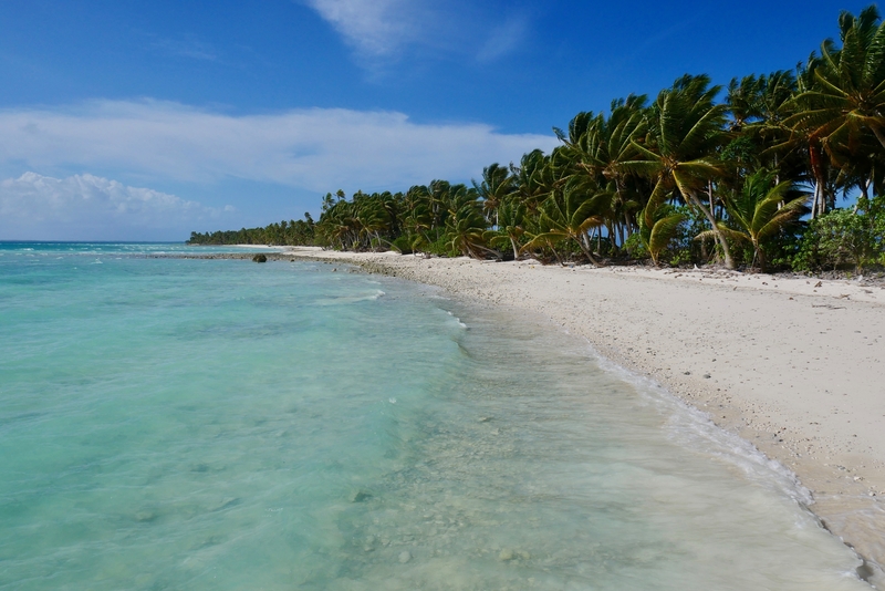 Beautiful beach on Arno Atoll