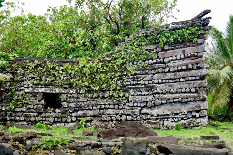 Nan Madol Ruins Stonework, Micronesia