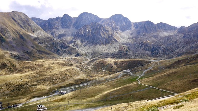 Andorra Ski Slopes in Summer