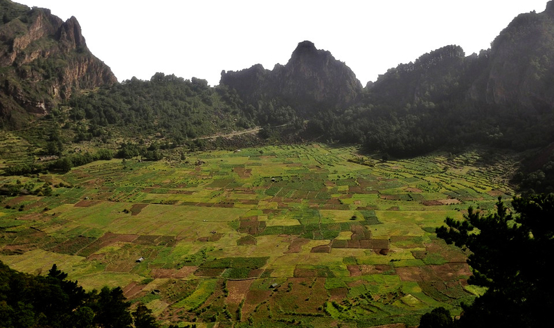 Cova Crater on Santo Antao