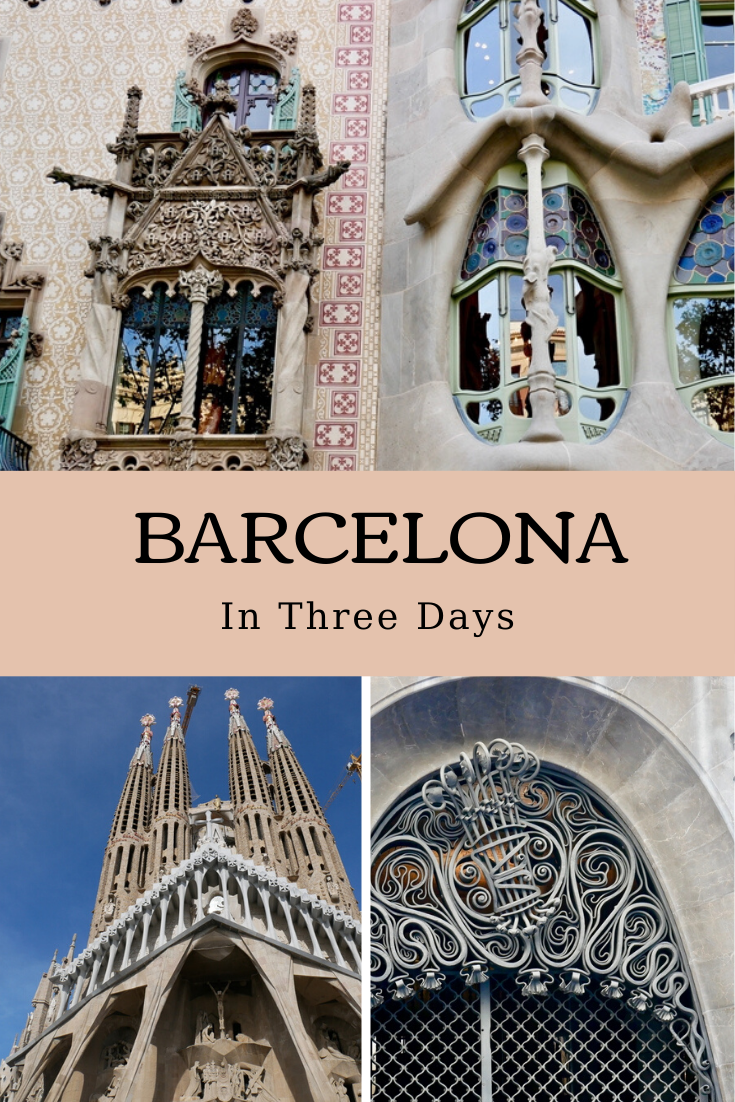 Barcelona in three days Itinerary