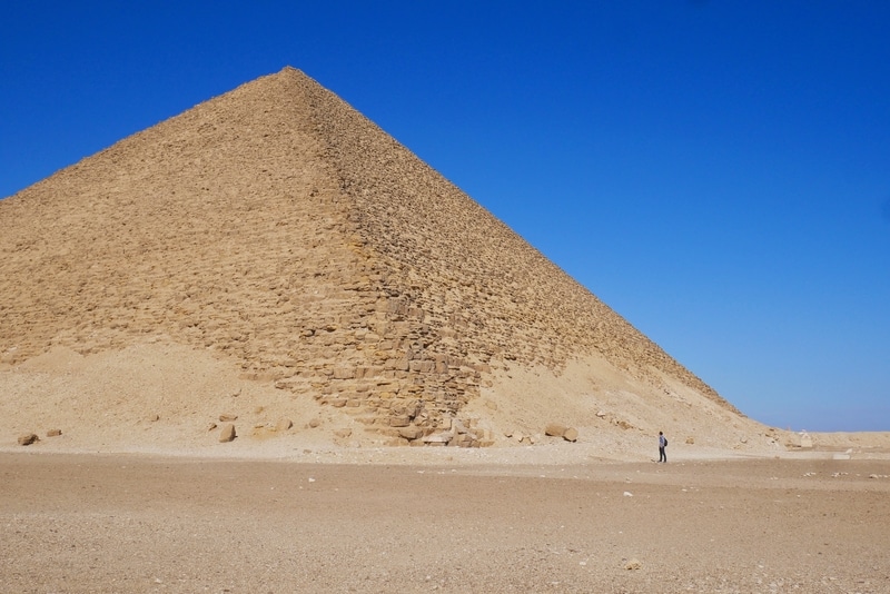 Red Pyramid of Dashur near Cairo