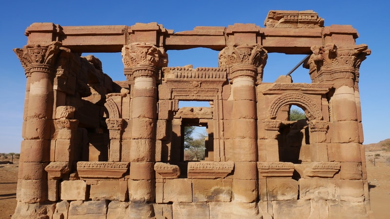 Naqa Temple in Sudan