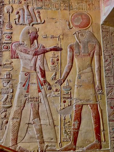 Painting in the tomb of Ramses IX