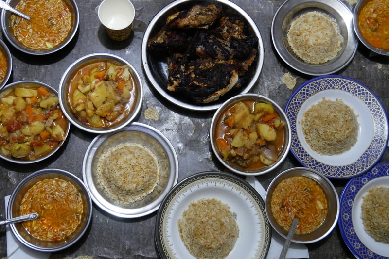 Bedouin Meal in Egypt