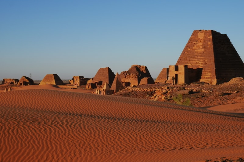 Pyramids of Meroe Sudan