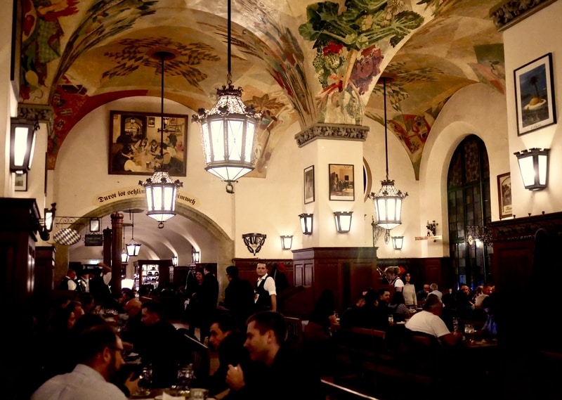 Hofbrauhaus Beer Hall in Munich