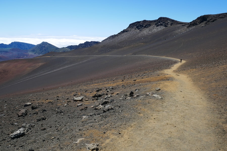 Haleakala Hiking Trail in Maui