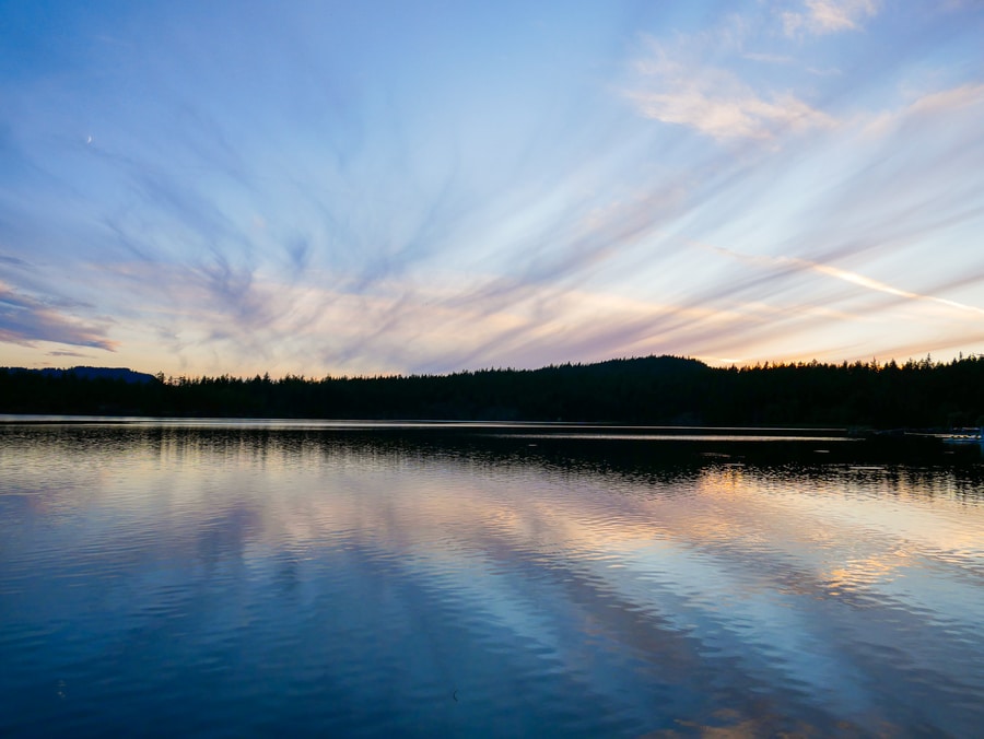 Sunset Cascade Lake, Orcas Island