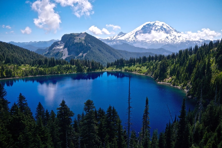 Summit Lake Hike near Mount Rainier