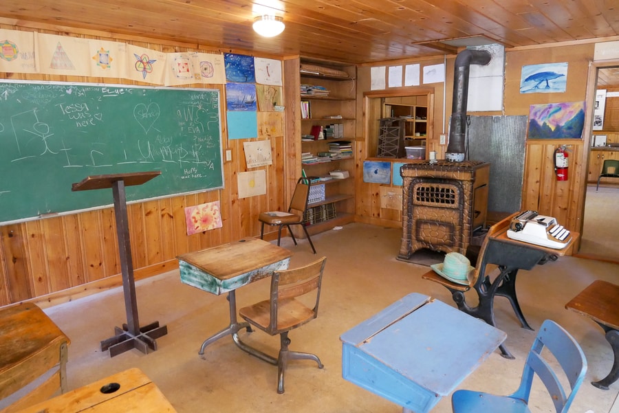The Stehekin school Interior