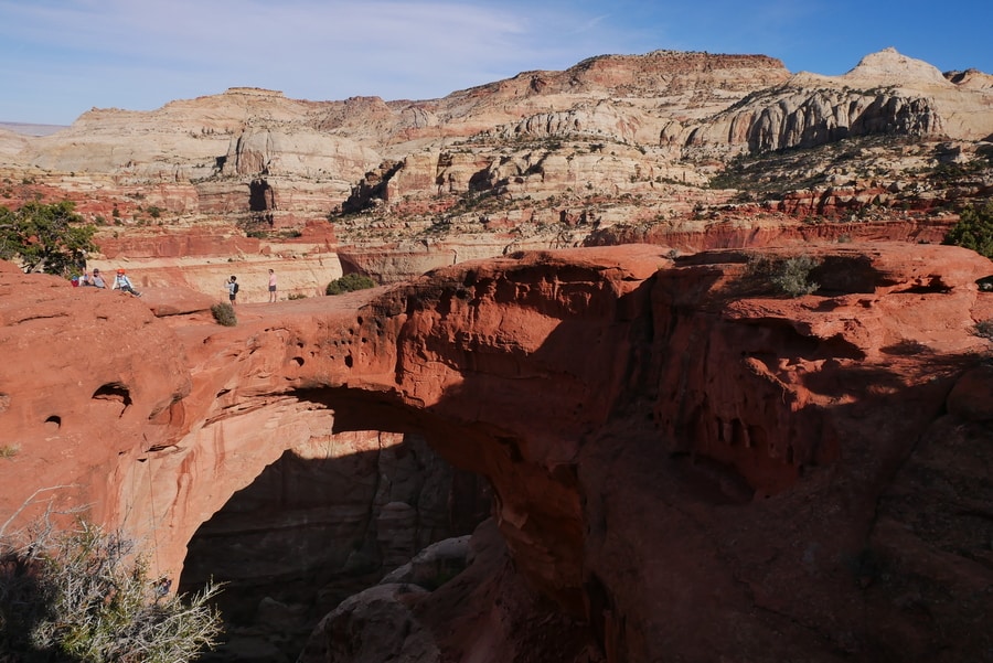 Cassidy Arch in Capitol Reef