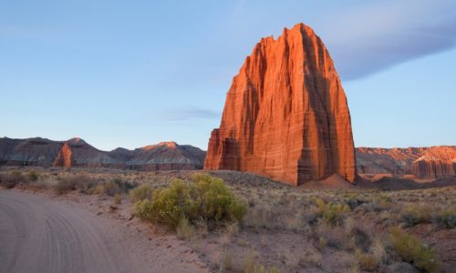 Temple of the Sun in Cathedral Valley