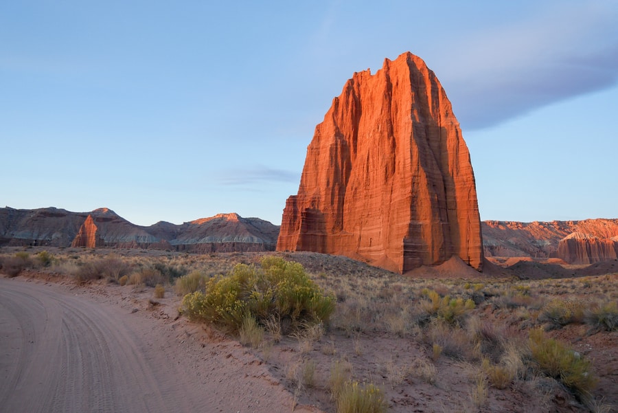 Temple of the Sun in Cathedral Valley