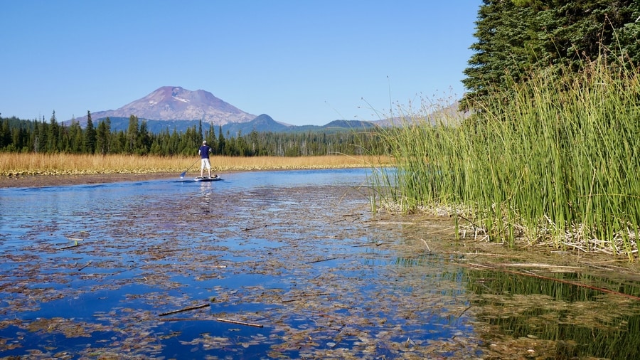 Hosmer Lake Paddle Boarding