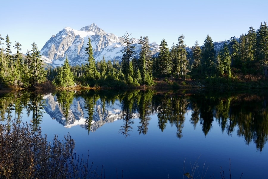 Picture Lake in the Heather Meadows