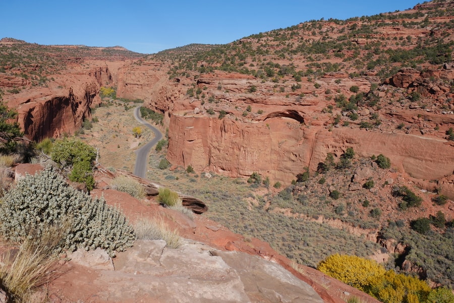 Long Canyon, Burr Trail Road