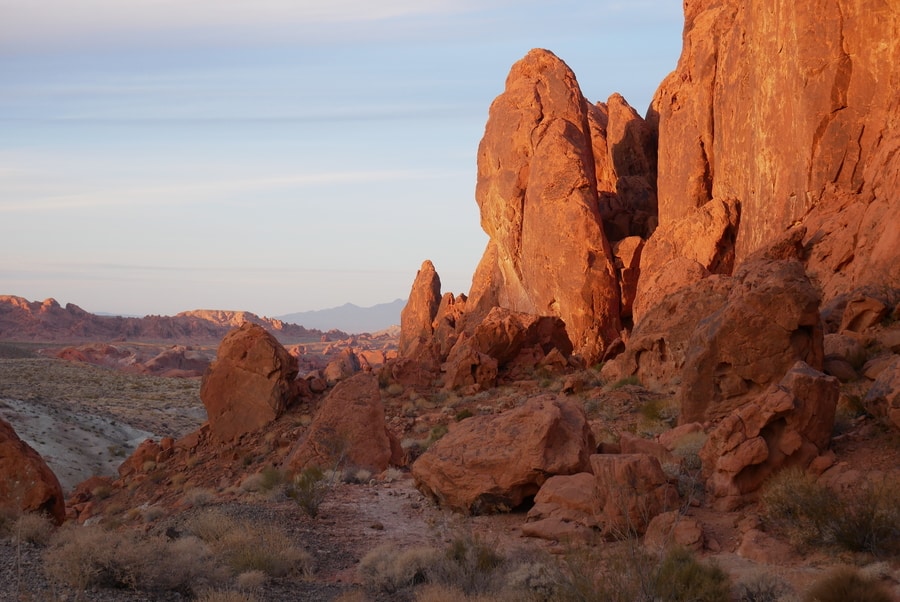 Valley of Fire at Sunset