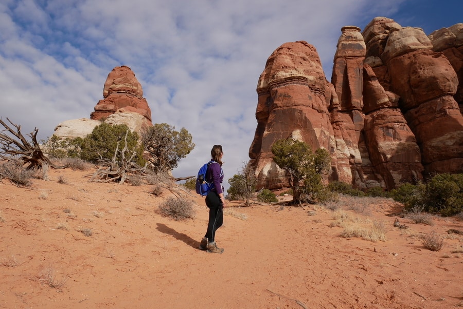 Hiking in the Needles District of Canyonlands National Park