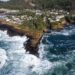 Aerial View of the Central Oregon Coast