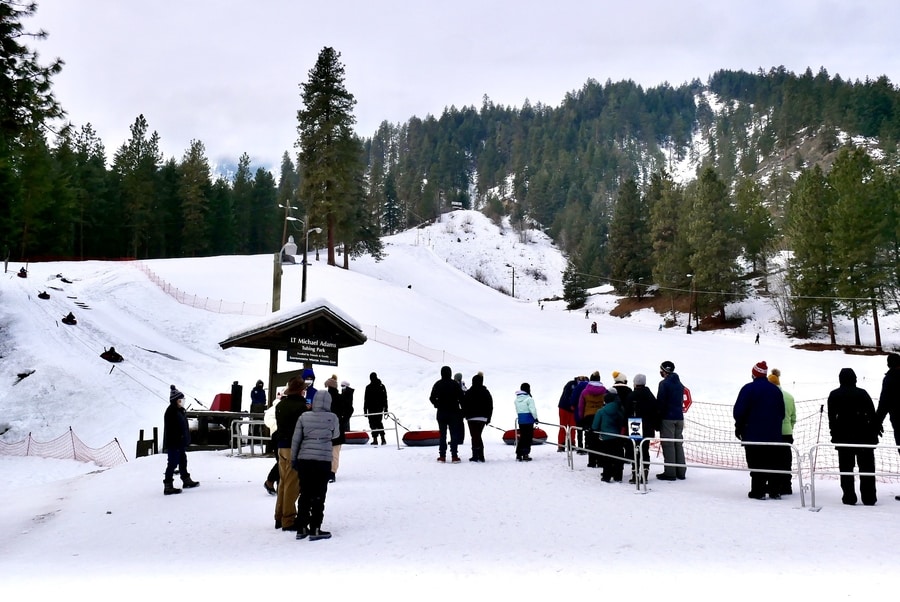 Sledding Hill in Leavenworth