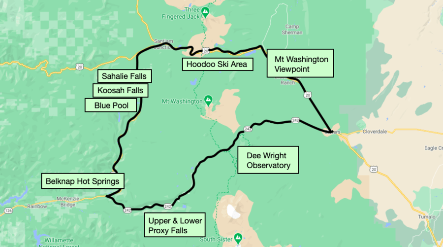 McKenzie-Santiam Scenic Byway