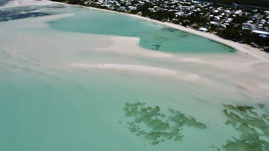 North Shore Beach from Above