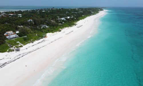 Pink Sand Beach from above