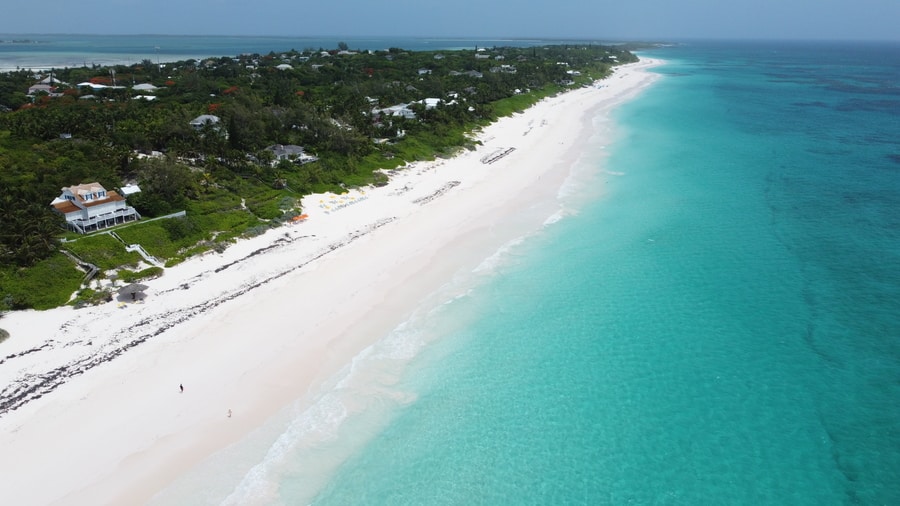 Pink Sand Beach from above