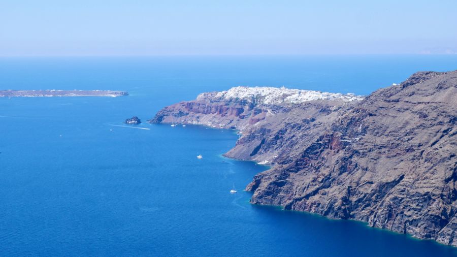 View of Oia Santorini