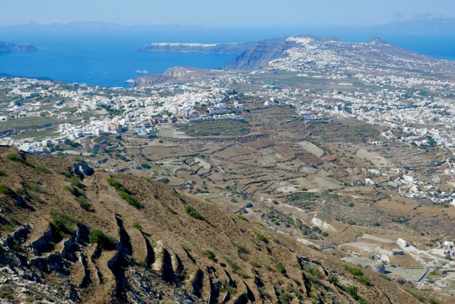 Aerial View from the Profini Elias Monastery