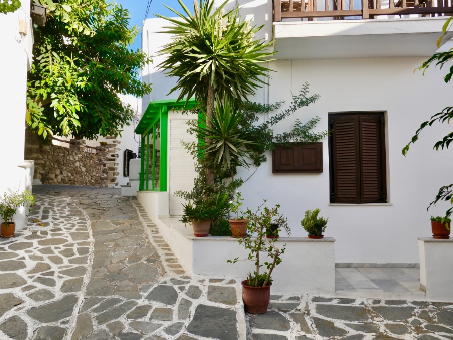 Quaint street in Naxos Town
