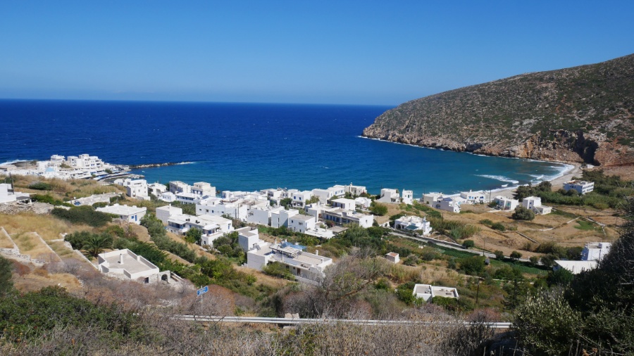 View of Apollonas Naxos from Above