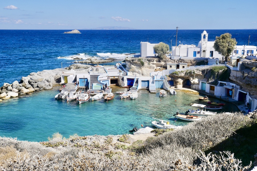 Mandrakia Village, Milos Greece