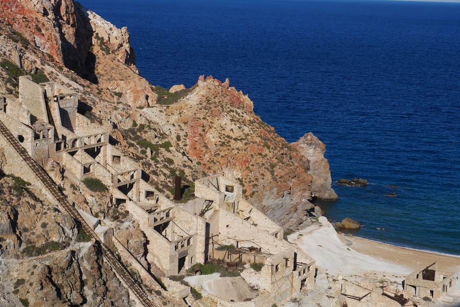 Milos sulphur mine