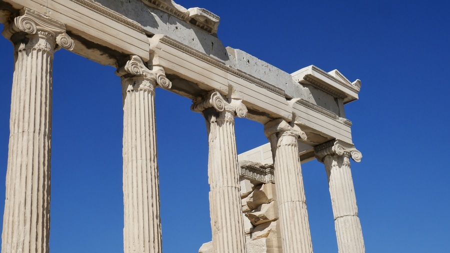Pillars at the Acropolis