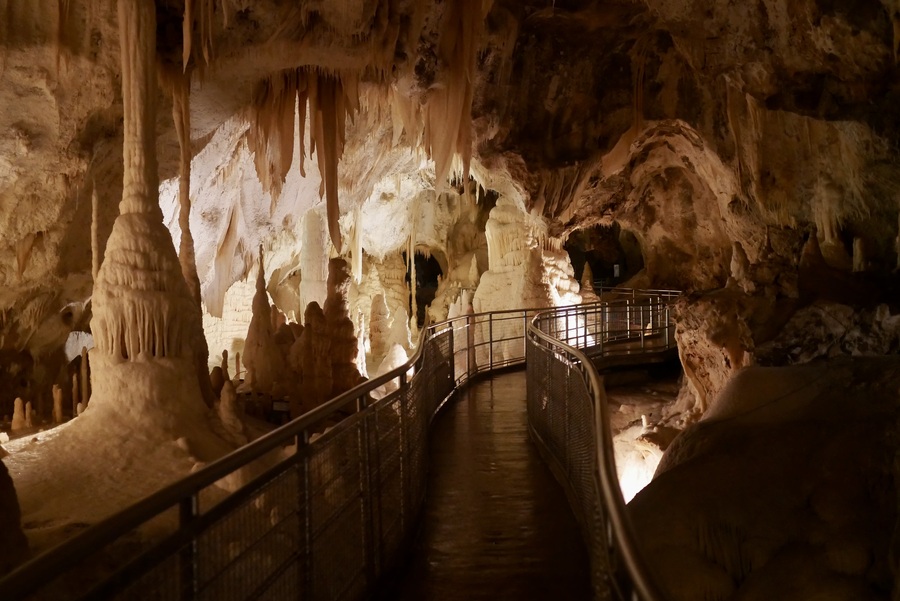 Frasassi Caves in Italy