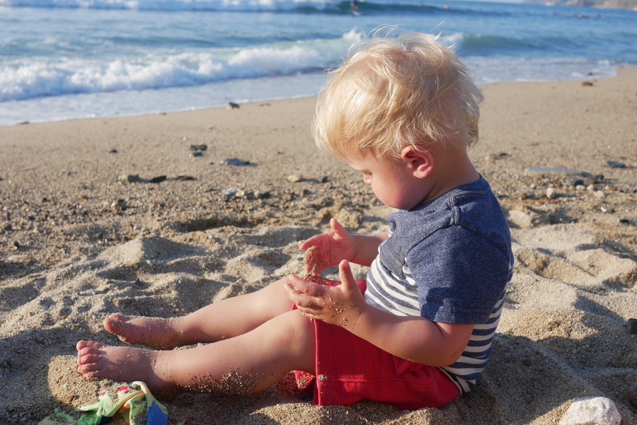 Elio on the beach in Sayulita