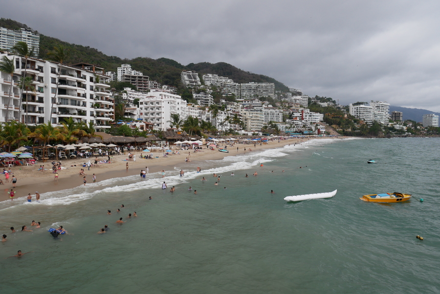 Beach in Puerta Vallarta Mexico