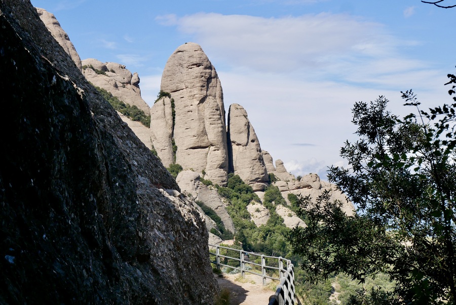 Montserrat Monastery hiking and pathway