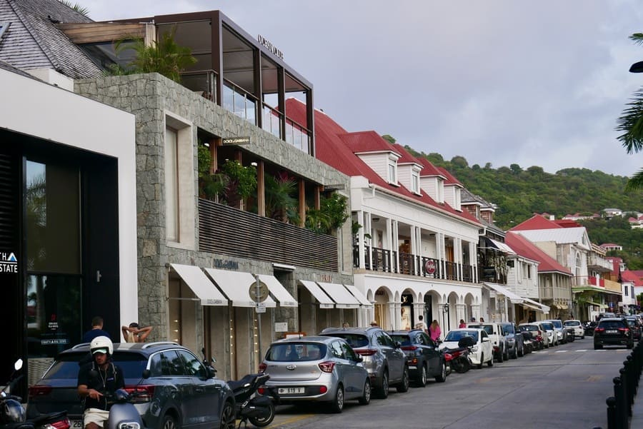 downtown Gustavia